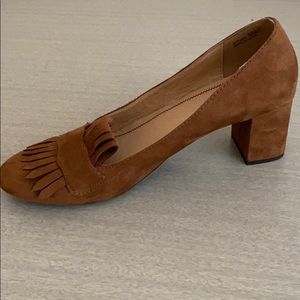 Chinese Laundry | Cognac Suede Heel